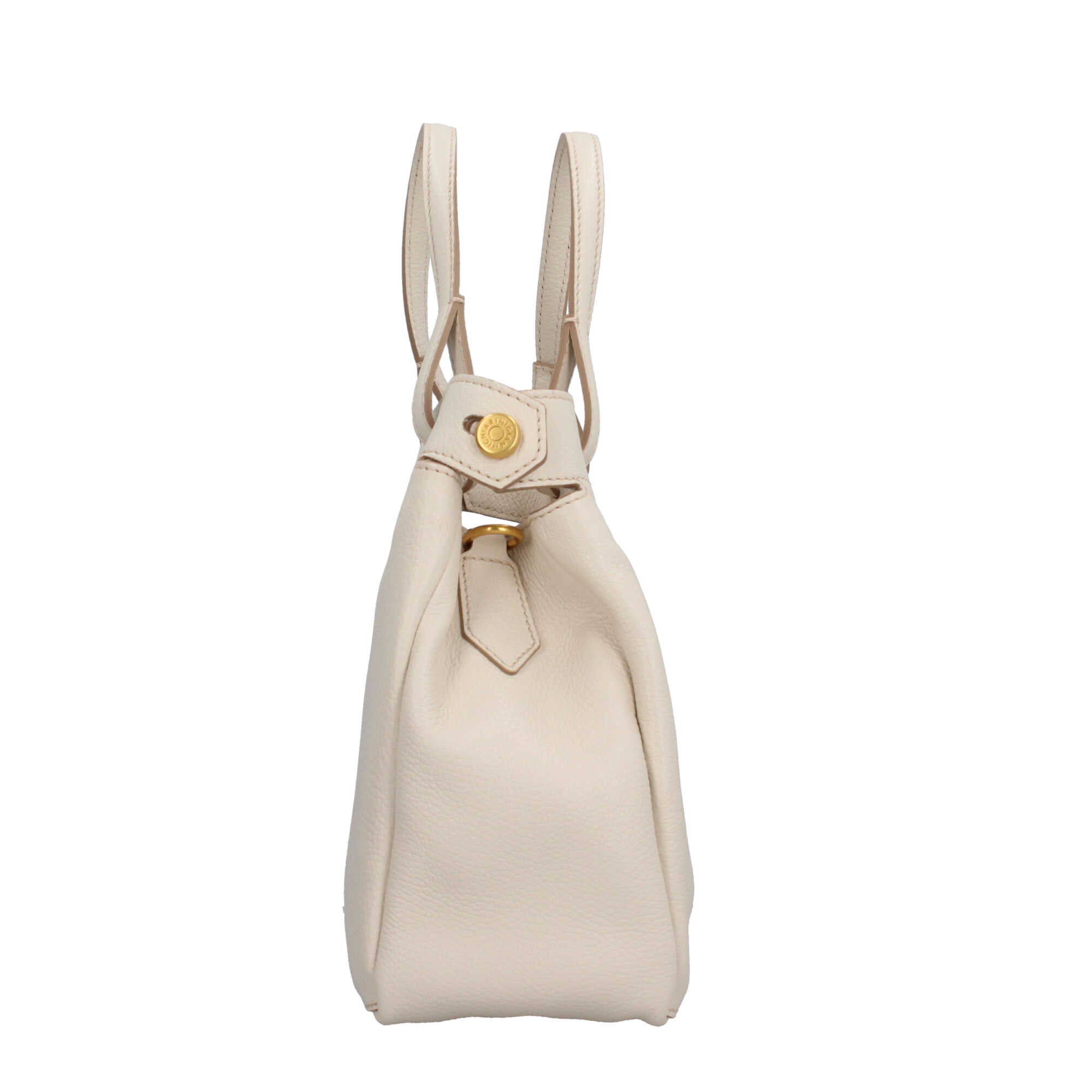 Borsa Gianni Chiarini Ottavia in pelle martellata con tracolla removibile Beige TU | Giò Fashion