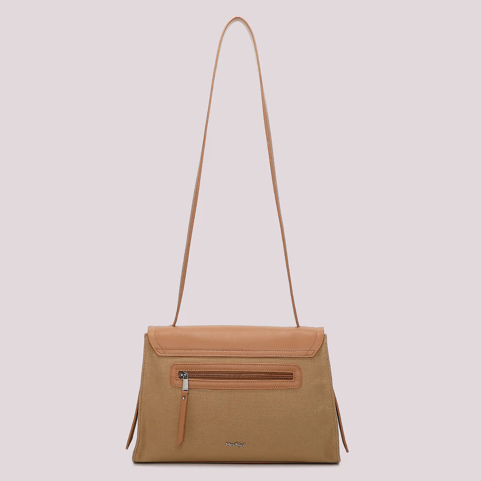 Mimi Mua borsa a spalla con patta e chiusura metallica