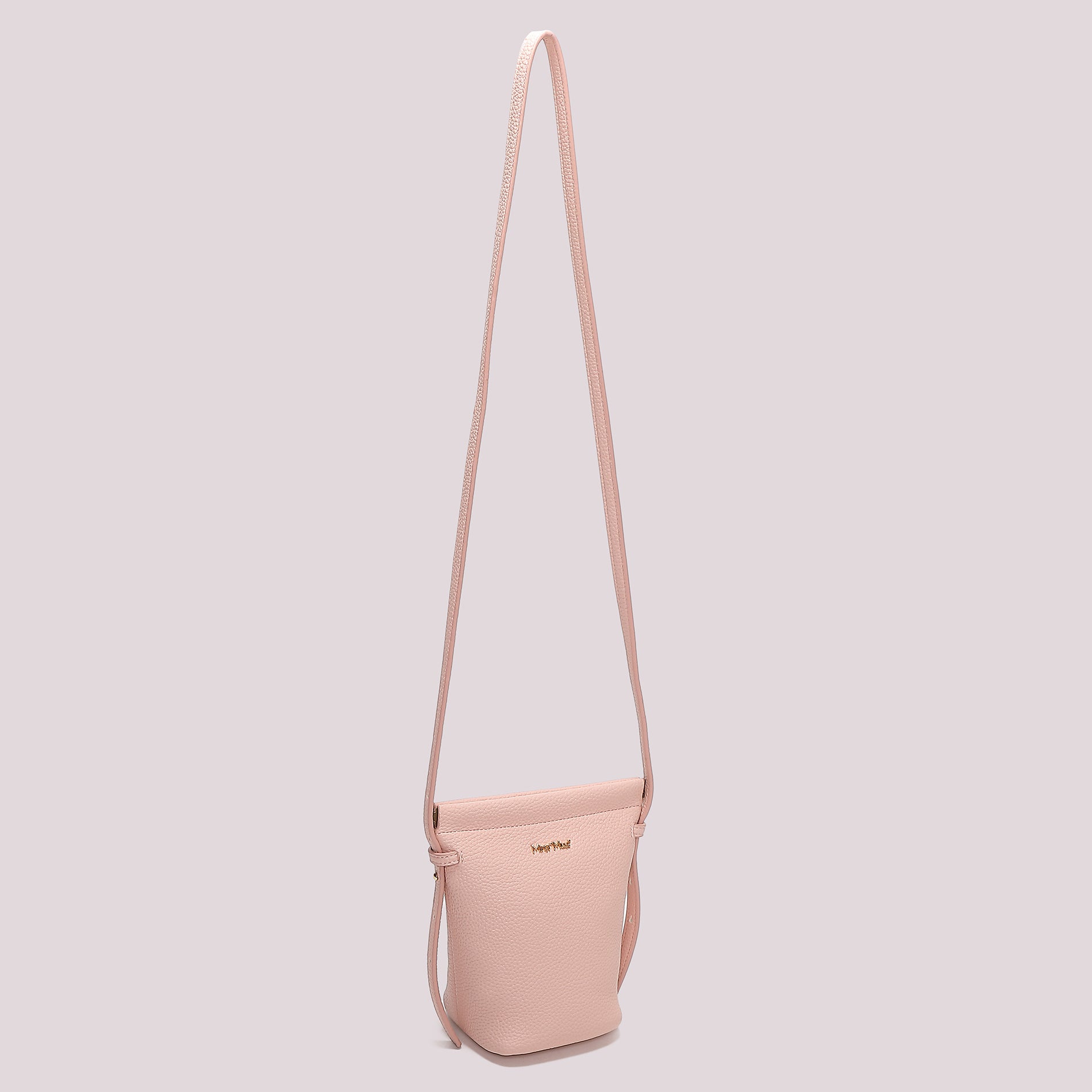 Borsa tracolla donna Mimi Mua compatta con design minimal elegante Rosa TU | Giò Fashion