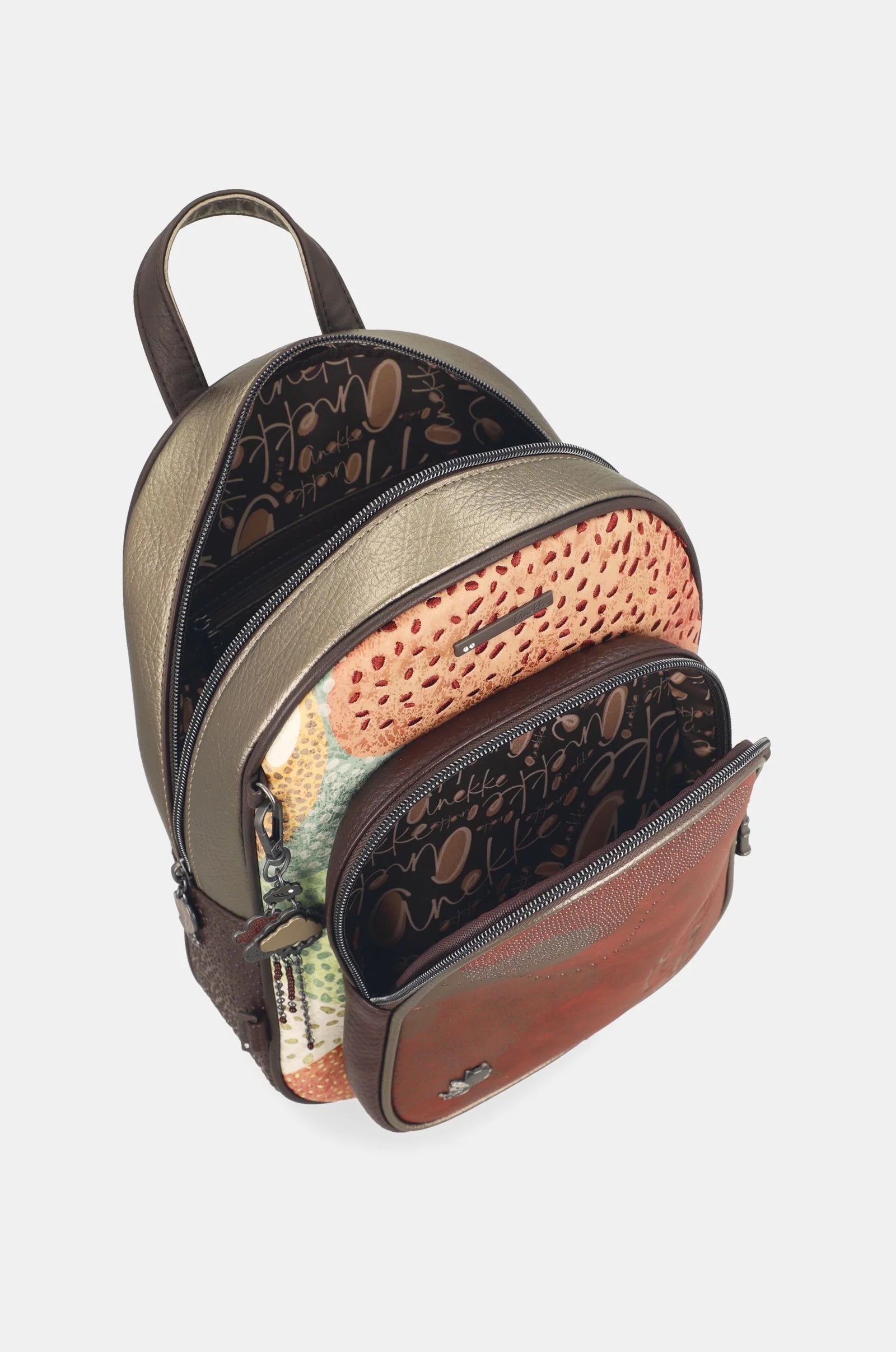 Zaino Medio Donna Anekke con Tasche e Spallacci Regolabili