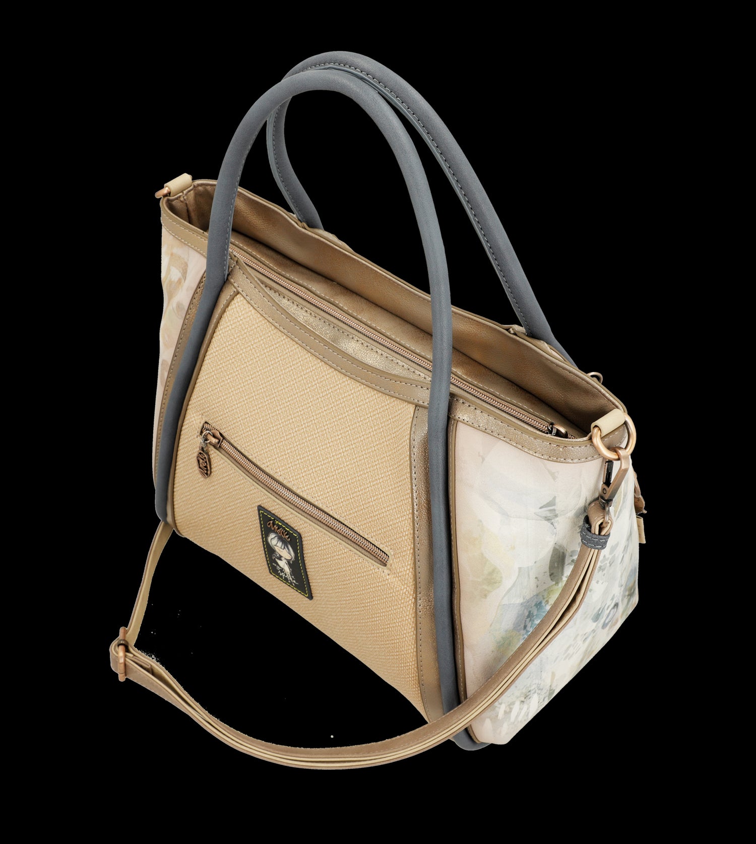 Borsa Anekke elegante e spaziosa con doppio manico e tracolla
