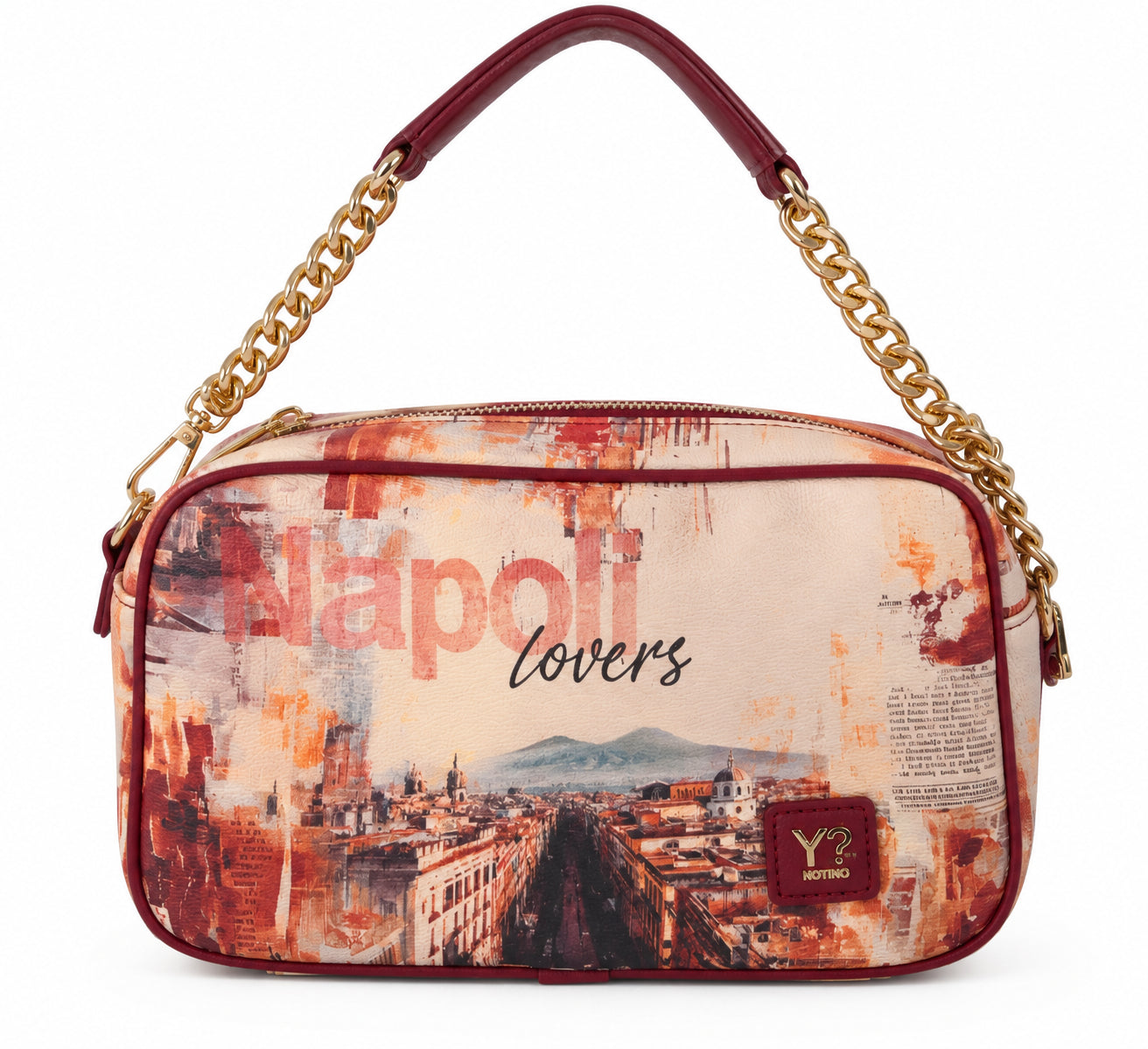 Borsa a Mano Donna Ynot? con Stampa London