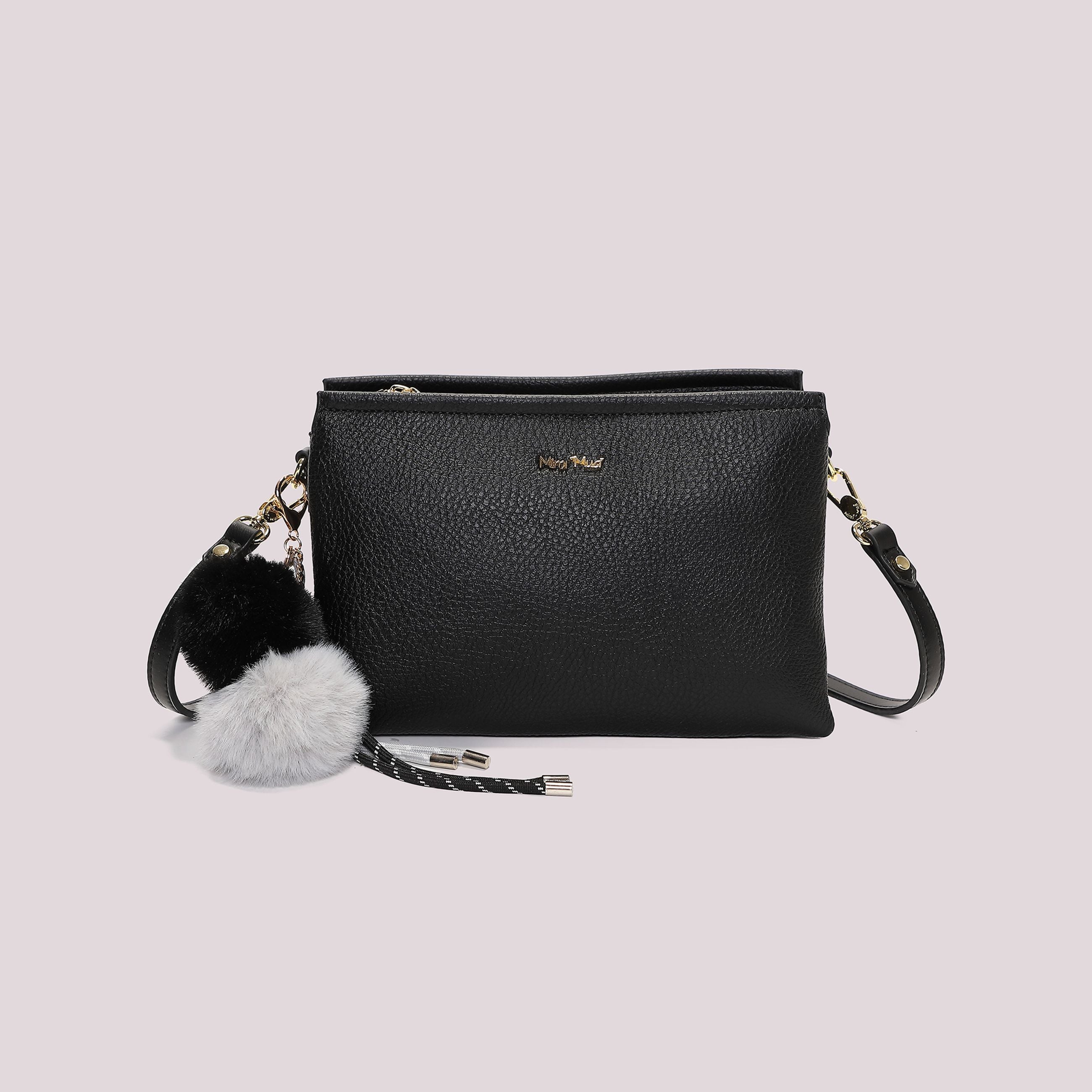 Borsa a Tracolla Donna Mimi Mua con Dettaglio Appeso