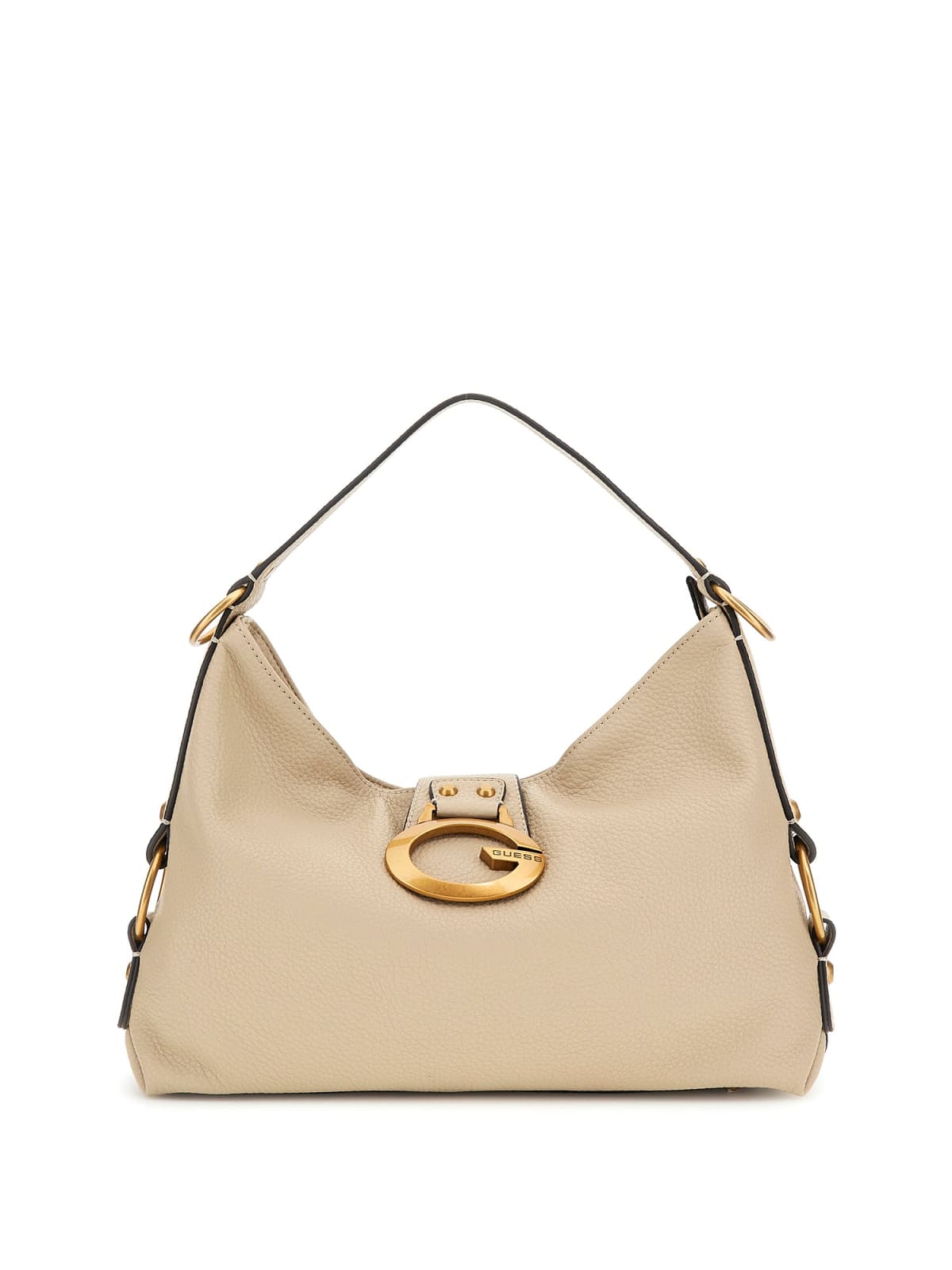 Borse a Mano Guess Decor Vintage small girlfriend satchel AVORIO TU | Giò Fashion