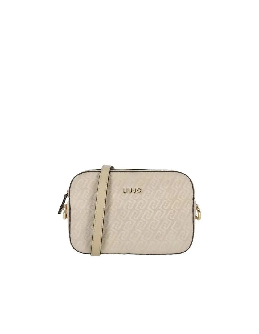 Borsa a tracolla Liu Jo con logo monogram e chiusura zip Neutro TU | Giò Fashion