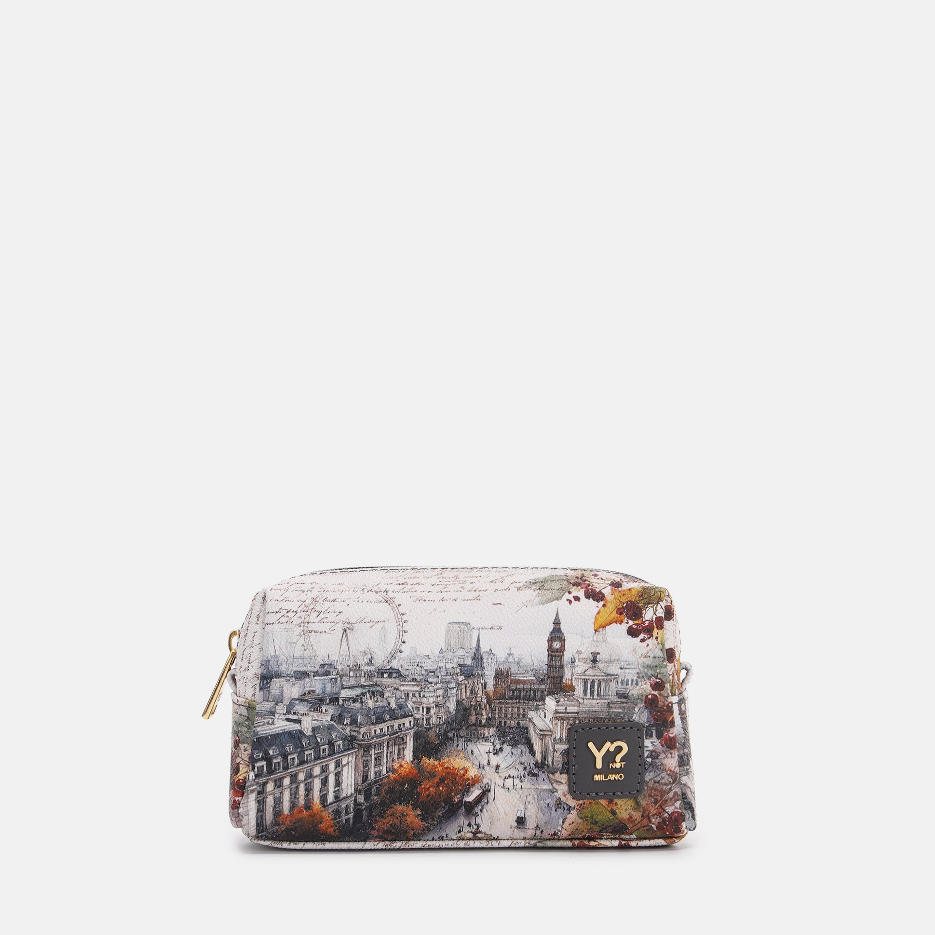 Ynot? Yes Bag Beauty Case Donna in Ecopelle con Zip