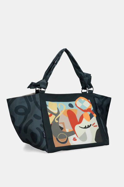 Borsa Shopping Anekke Donna Ampia con Doppi Manici Stile Moderno Blu TU | Giò Fashion