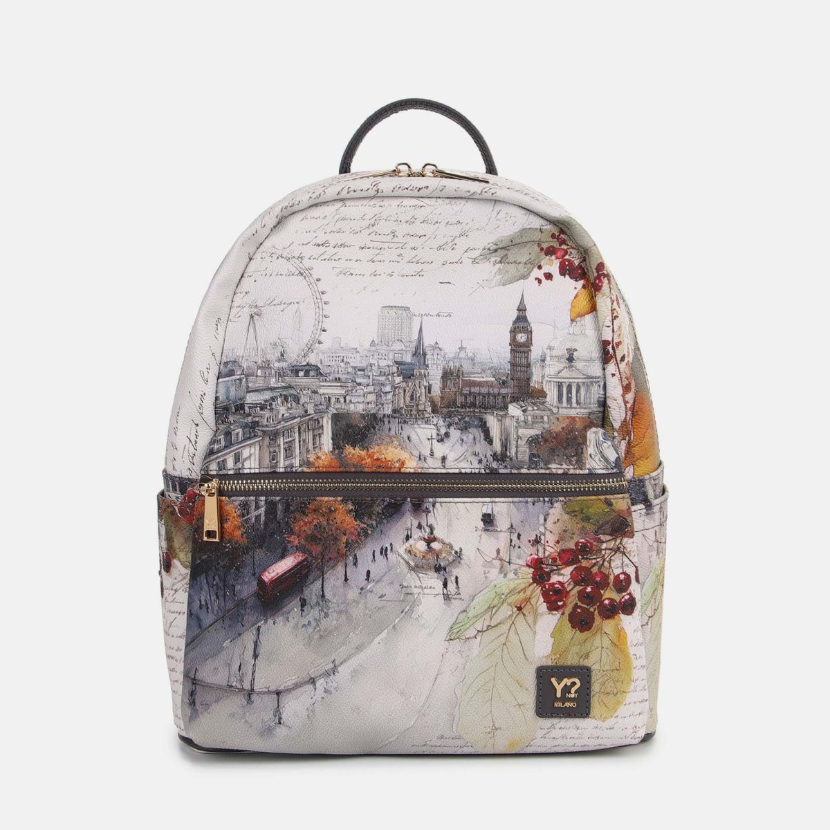 Ynot? Yes Bag Zaino Large Donna con Tasca Frontale