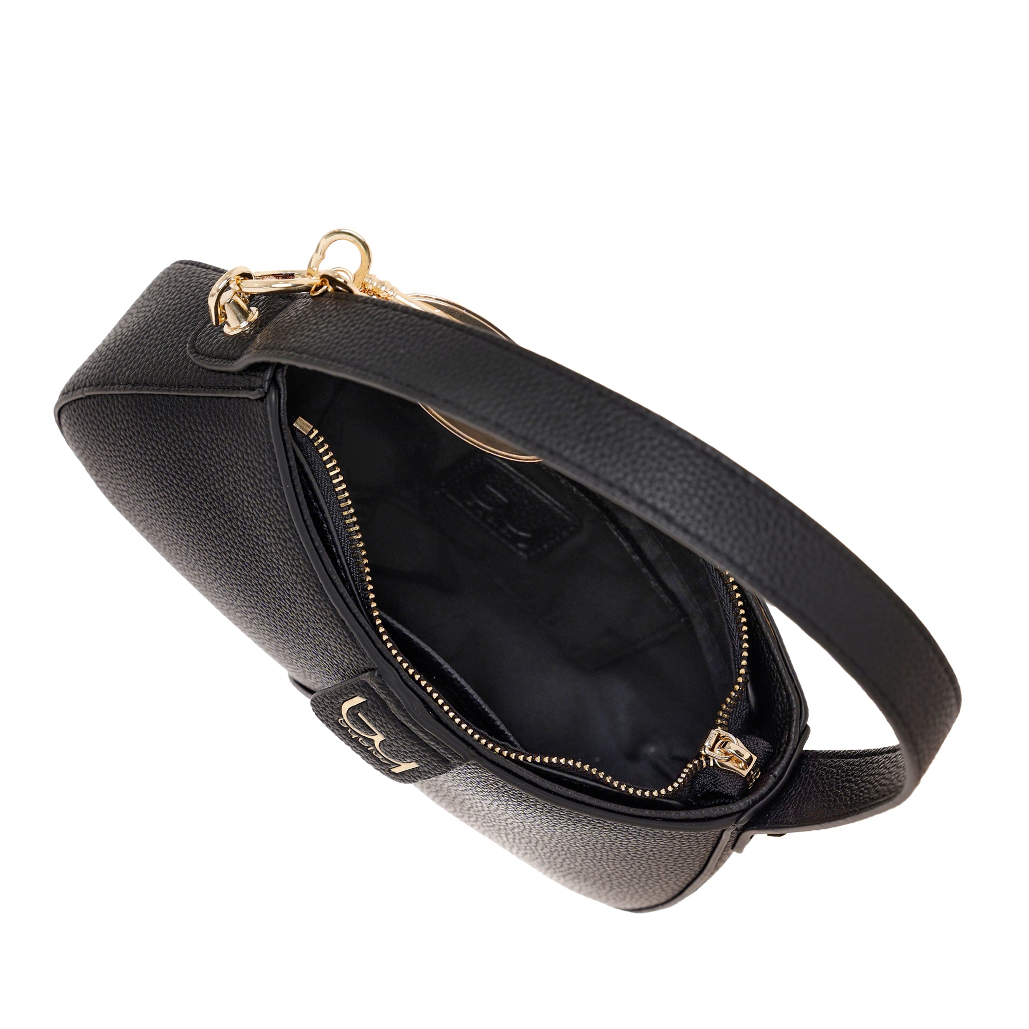 Borsa a spalla Byblos donna compatta con manico corto e tracolla regolabile Nero TU | Giò Fashion