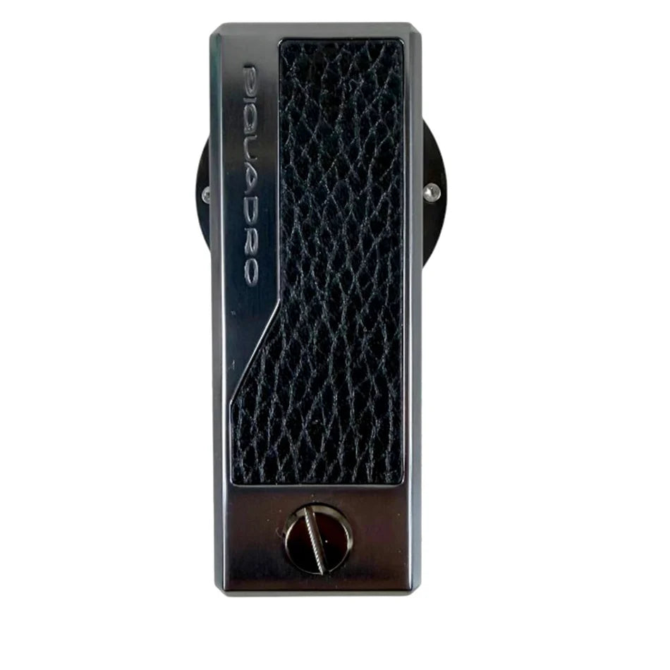 Piquadro Portachiavi Modulare Personalizzabile in Pelle e Alluminio Modus Nero con Porta AirTag e CONNEQU 4.0