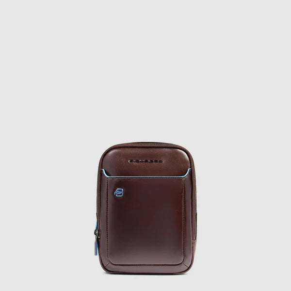 Piquadro borsello compatto porta smartphone con tasca frontale MOGANO TU | Giò Fashion