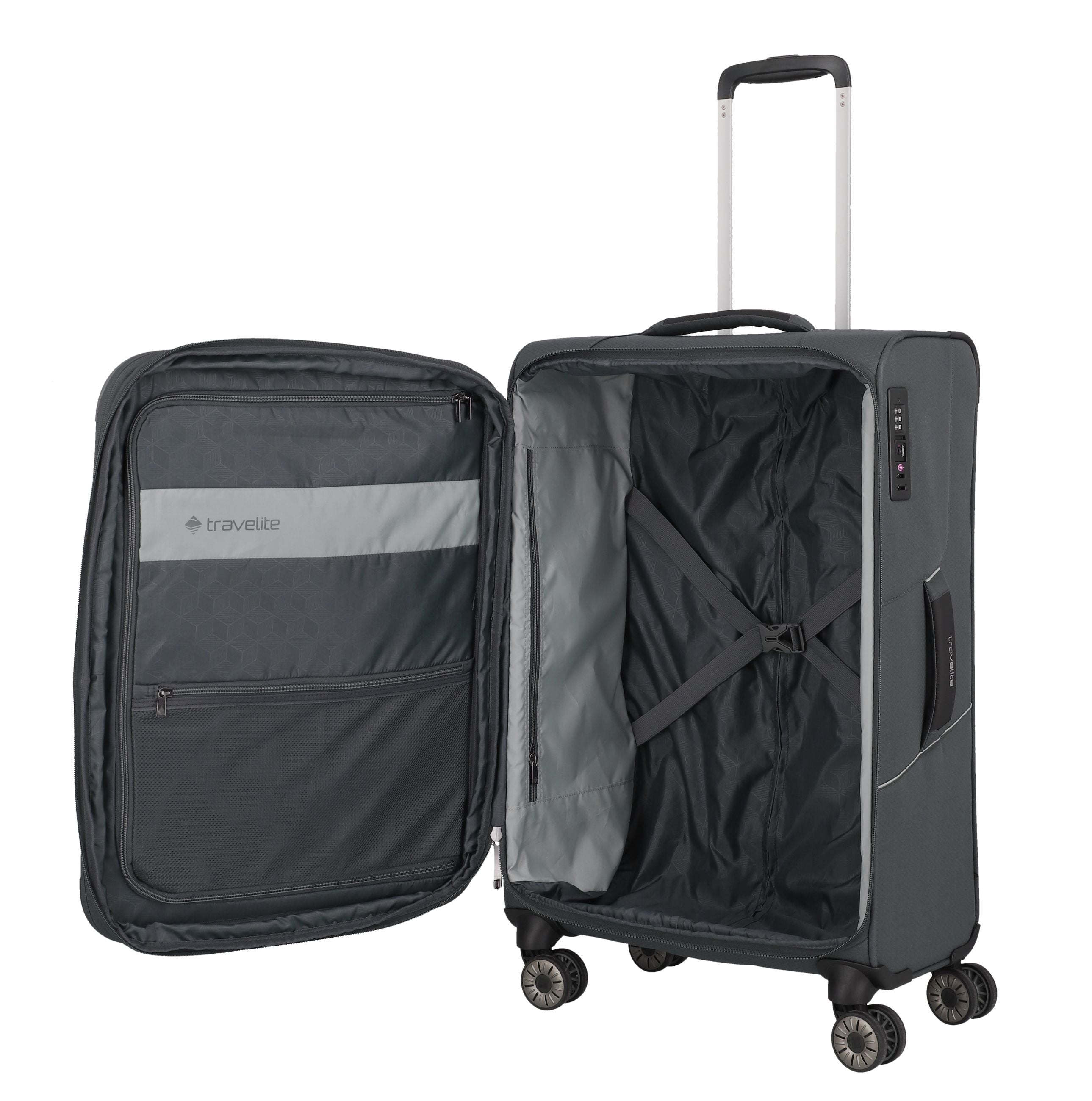 TRAVELITE Trolley medio ANTHRACITE TU | Giò Fashion