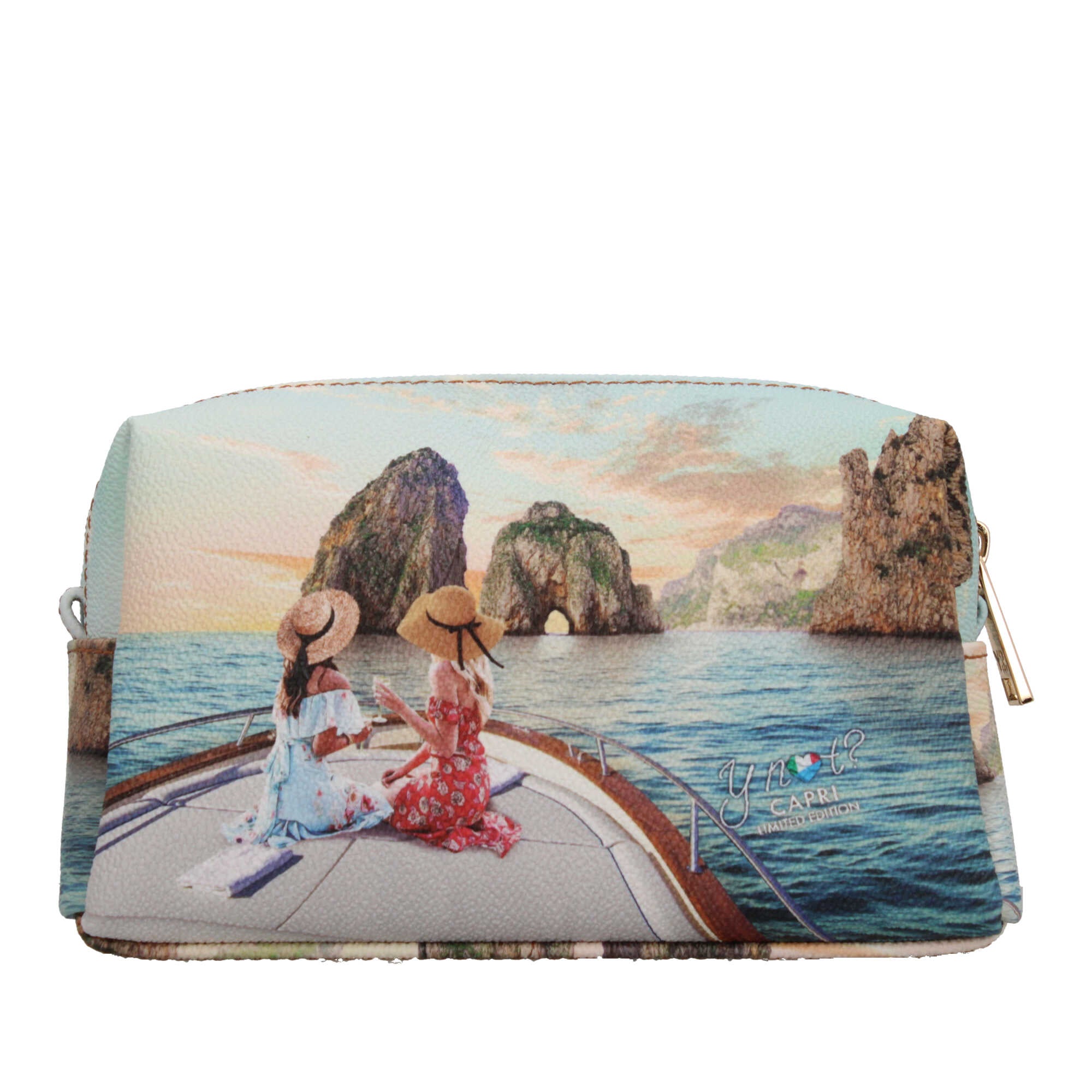Ynot? Pochette Donna Edizione Limitata Elegante con Zip NAPOLI TU | Giò Fashion
