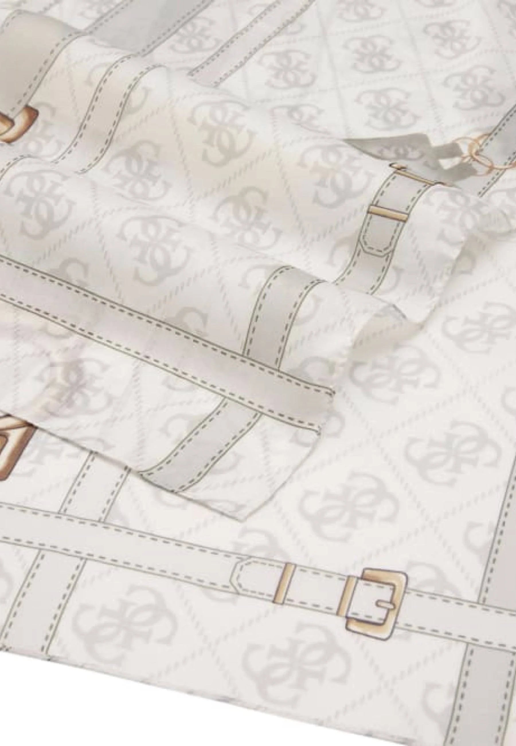 Guess foulard con stampa logo e dettagli borse