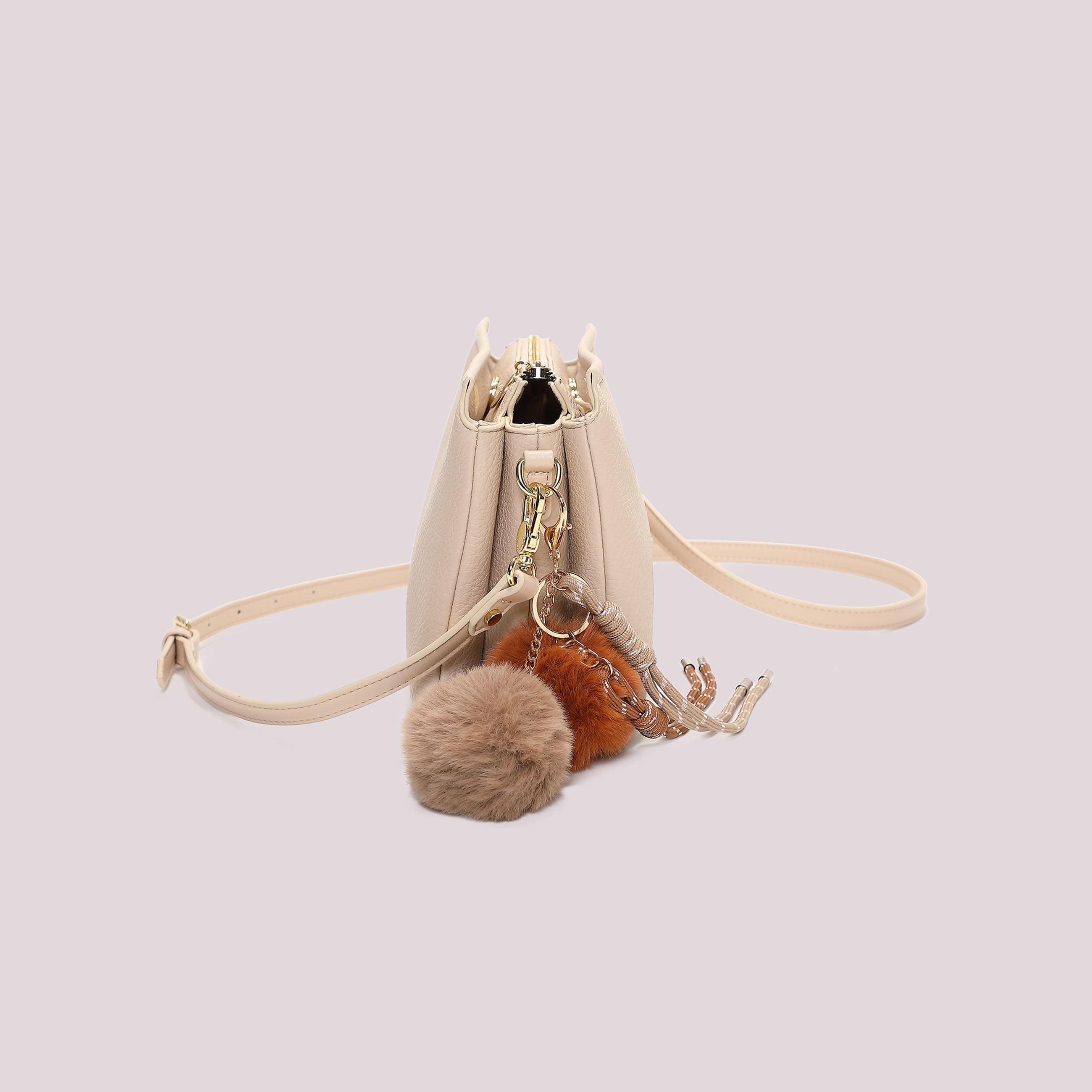 Borsa a Tracolla Donna Mimi Mua con Dettaglio Appeso