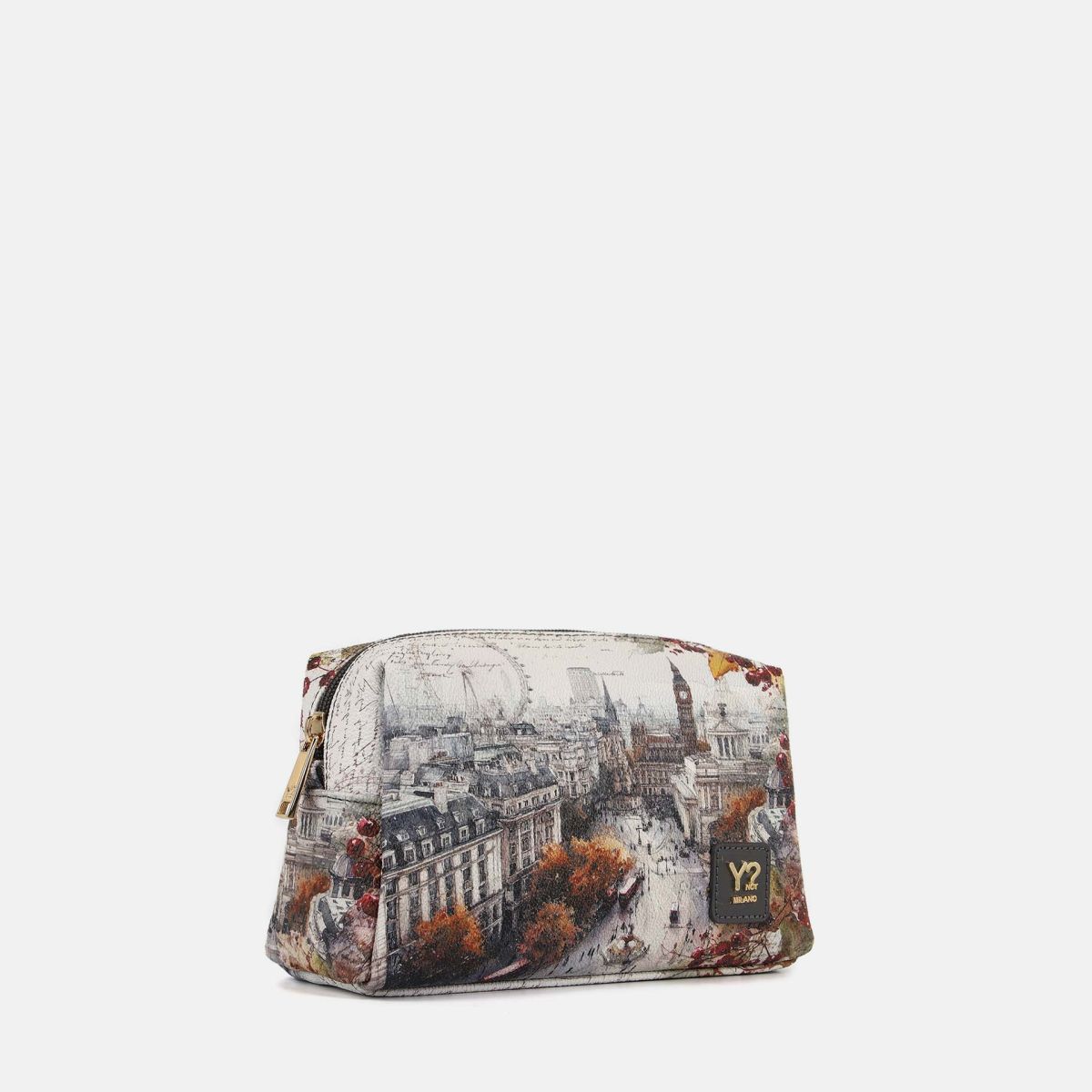 Ynot? Yes Bag Beauty Case Grande Donna in Ecopelle con Zip