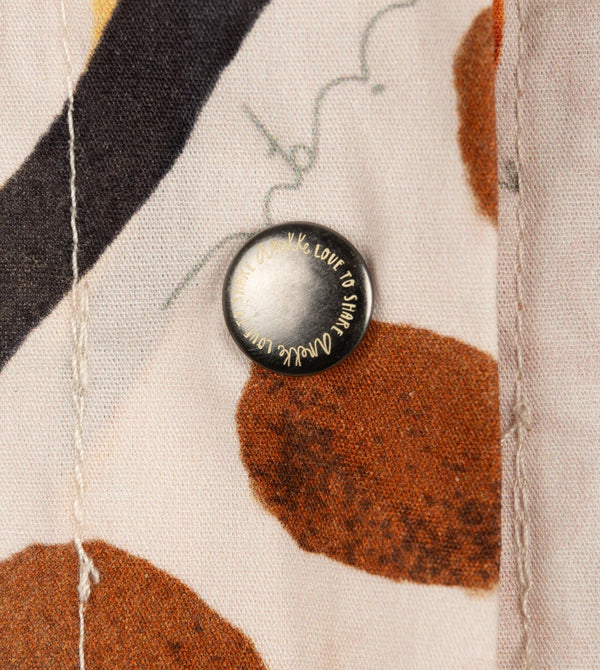 Abito lungo camicia Anekke con stampa artistica e cintura