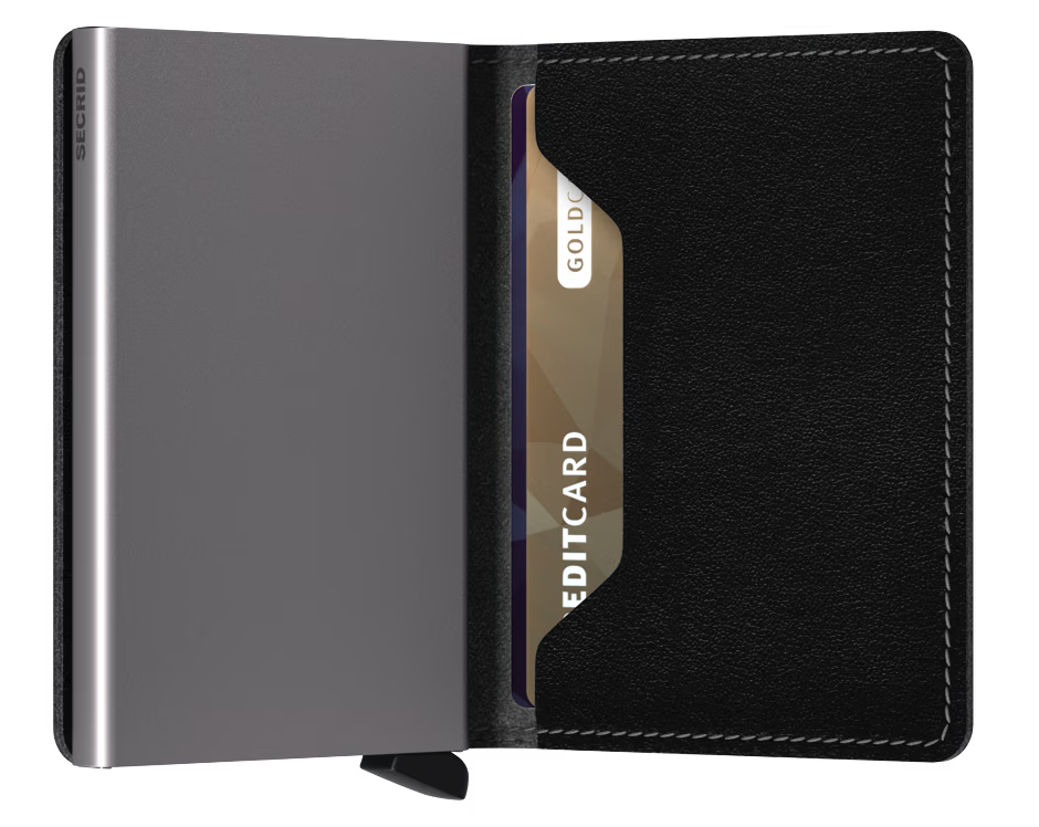 Portafoglio Secrid Slimwallet in pelle con blocco RFID e profilo sottile