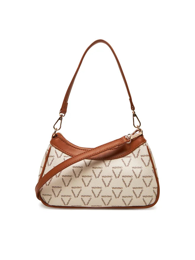 Borsa Valentino a spalla con doppio manico e design elegante Bianco TU | Giò Fashion