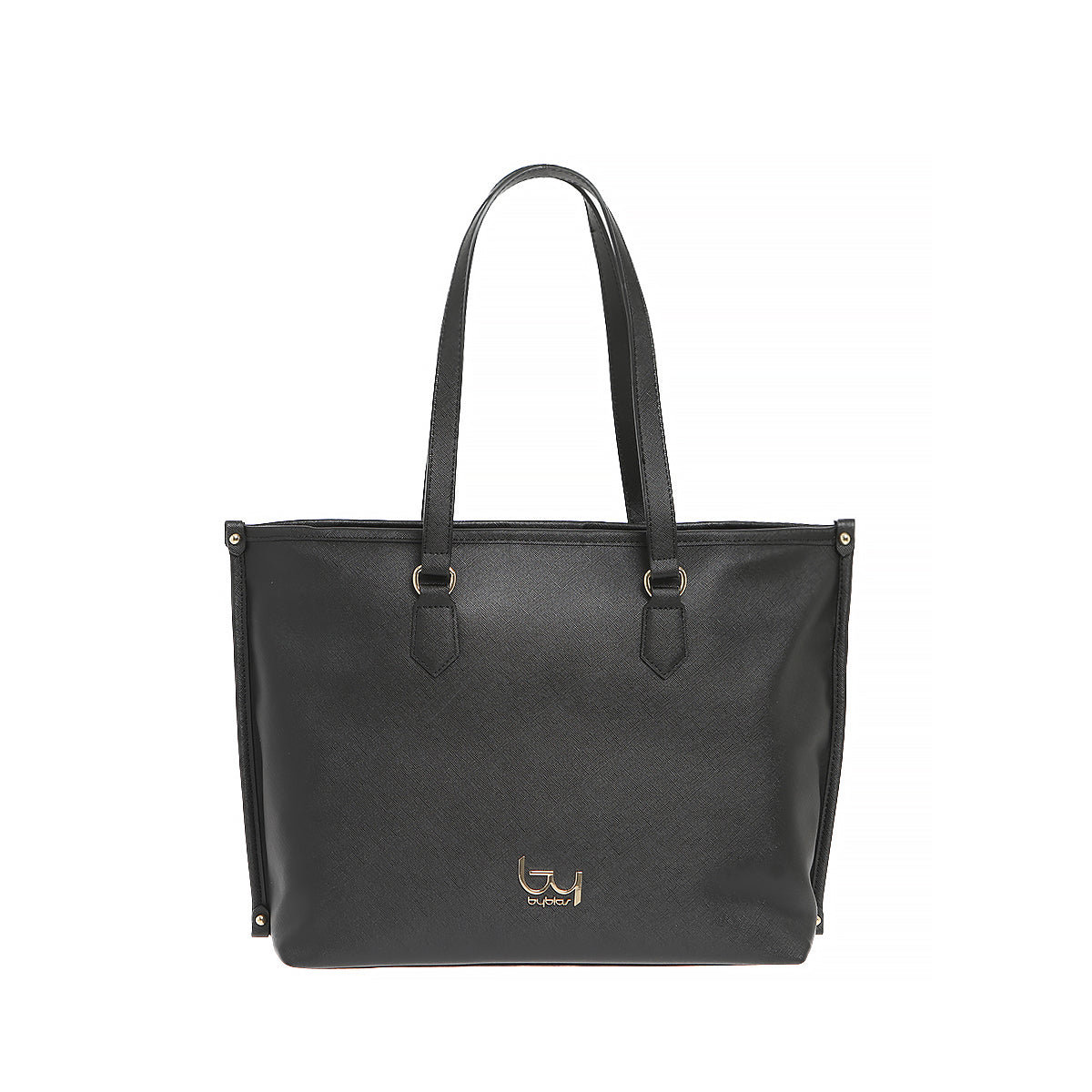 Borsa shopper By Byblos capiente in ecopelle saffiano NERO TU | Giò Fashion