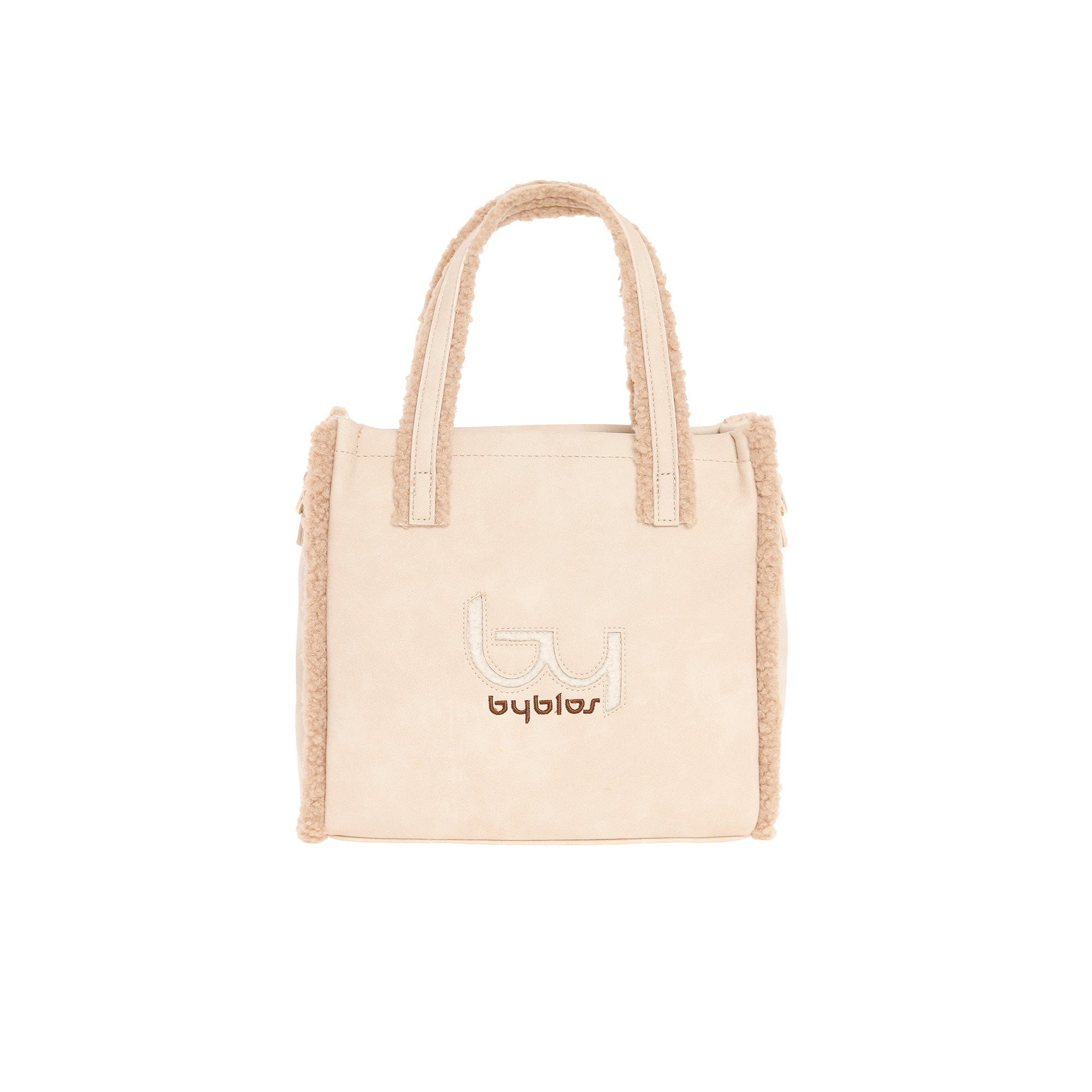 Borsa Donna By Byblos in Ecopelle con Tracolla Removibile e Logo Frontale