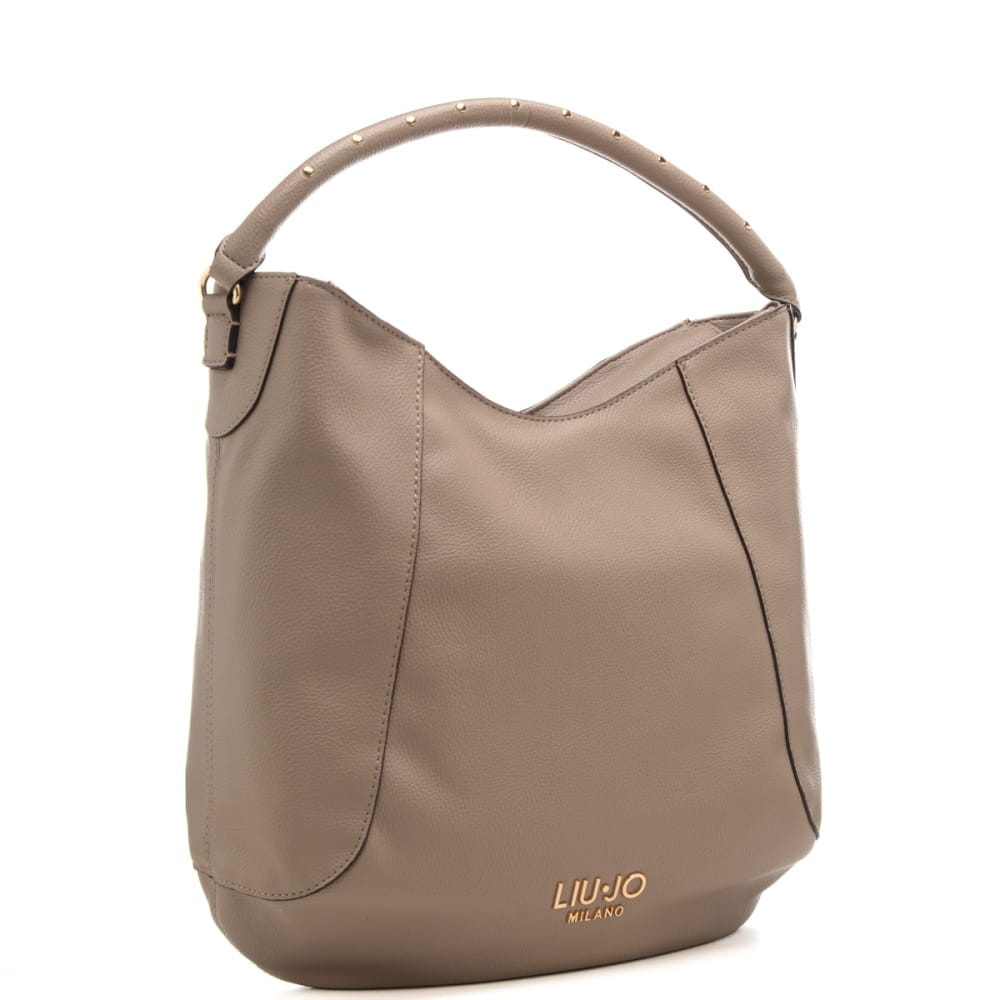 Borsa a spalla Liu Jo elegante con manico impreziosito Beige TU | Giò Fashion