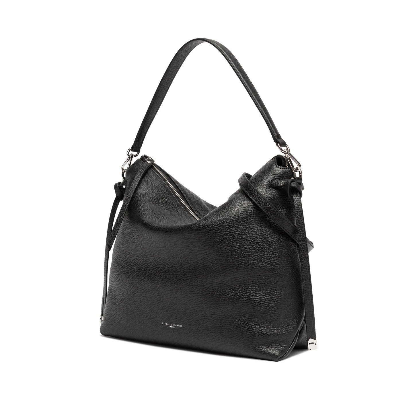 Borsa a spalla Gianni Chiarini in pelle Nero TU | Giò Fashion