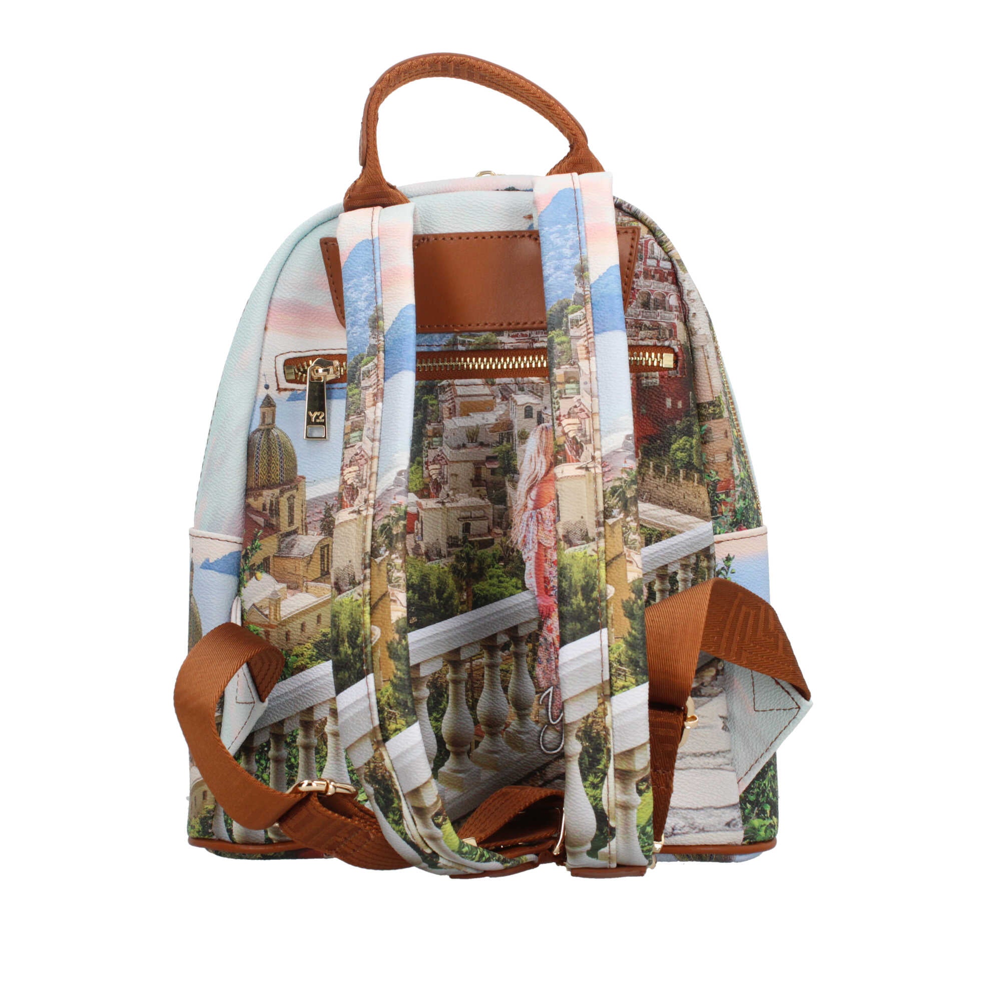 Zaino YNot con stampa esclusiva e design ergonomico per il massimo comfort DREAMING COAST TU | Giò Fashion