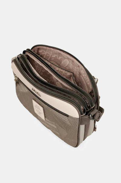 Borsa tracolla donna Anekke compatta con zip e tracolla regolabile VERDE TU | Giò Fashion
