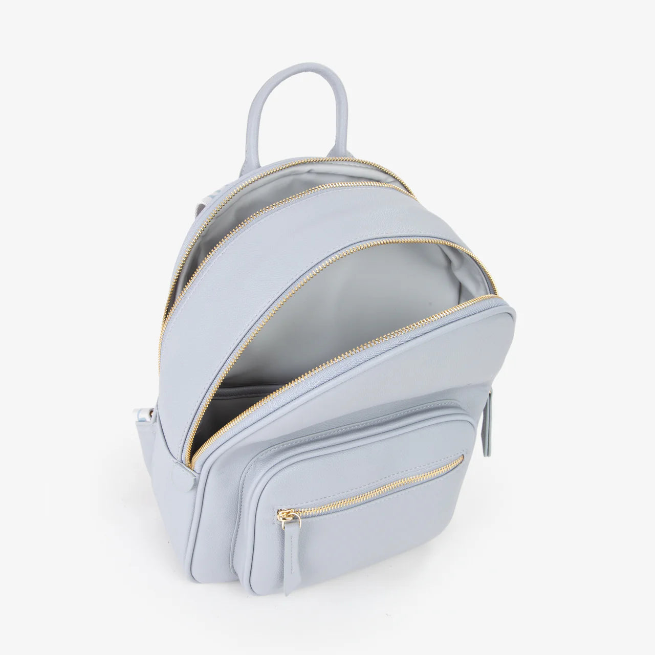 Valentino zaino donna con tasche multiple e chiusura zip AZZURRO TU | Giò Fashion