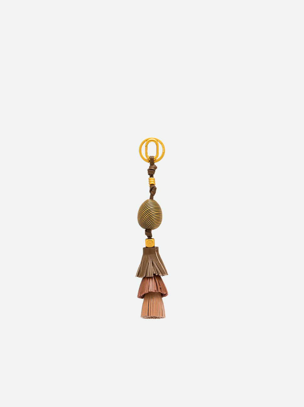 Charm Portachiavi Gianni Chiarini Egg in Ecopelle con Moschettone Logato