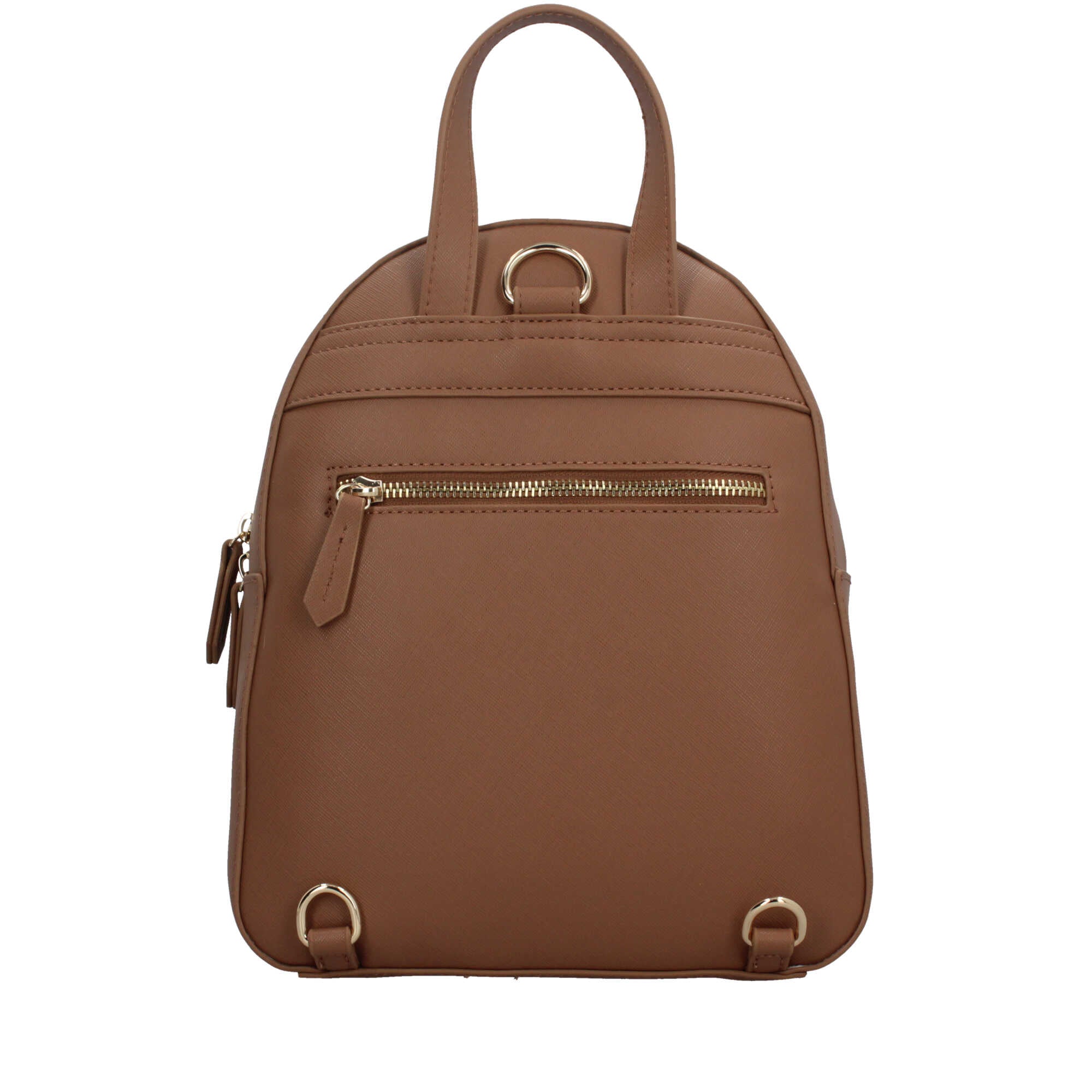 Valentino zaino Zero Re compatto con tasche e finiture eleganti Marrone TU | Giò Fashion