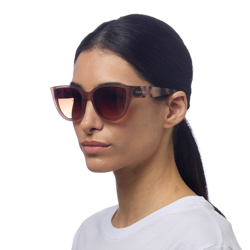 OKKIA Silvia Occhiali da Sole Donna Cat Eye Oversize con Protezione UV400