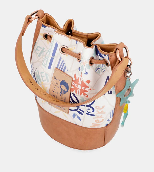 Borsa a secchiello Anekke stile Mediterraneo