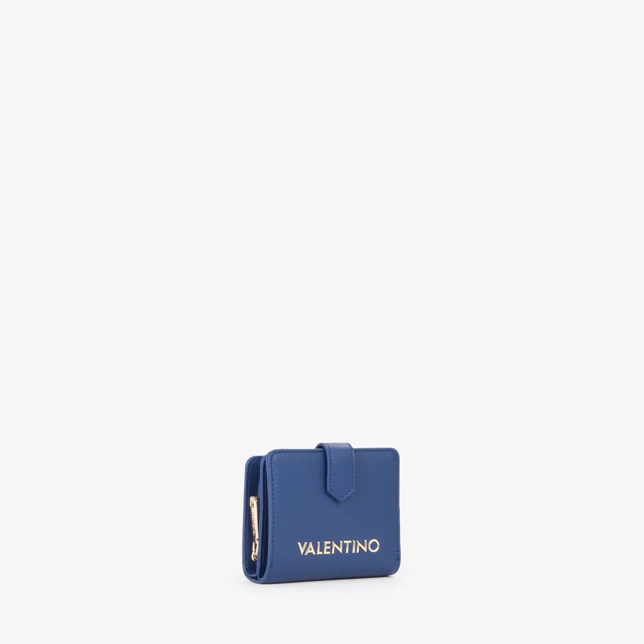 Valentino portafoglio compatto con bottone a pressione BLU SCURO TU | Giò Fashion