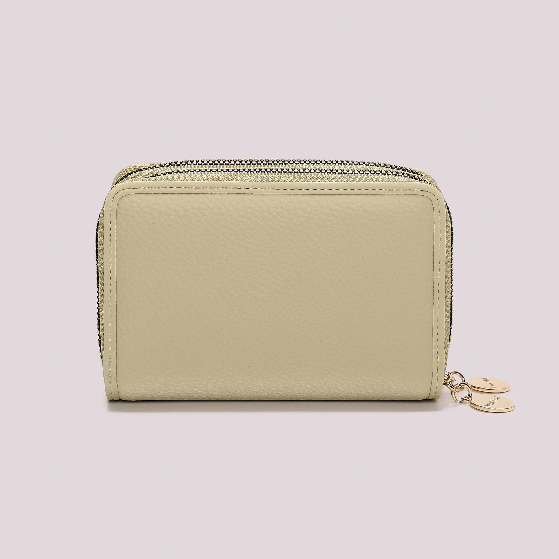 Mimi Mua portafoglio donna compatto con zip design geometrico VERDE PASTELLO TU | Giò Fashion
