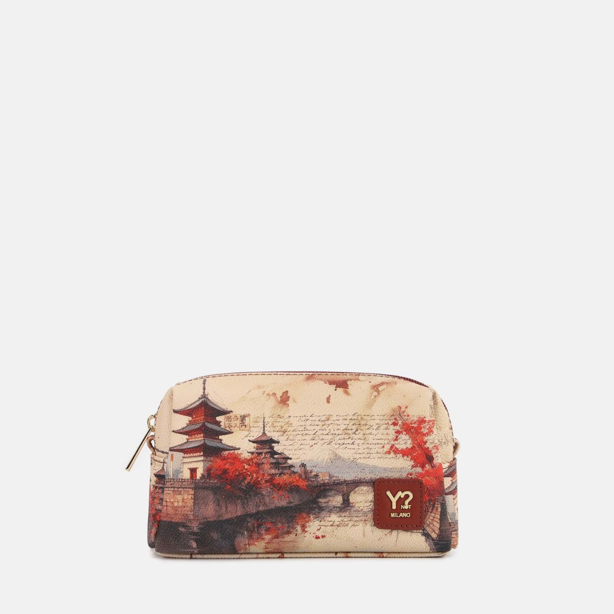 Ynot? Yes Bag Beauty Case Donna in Ecopelle con Zip