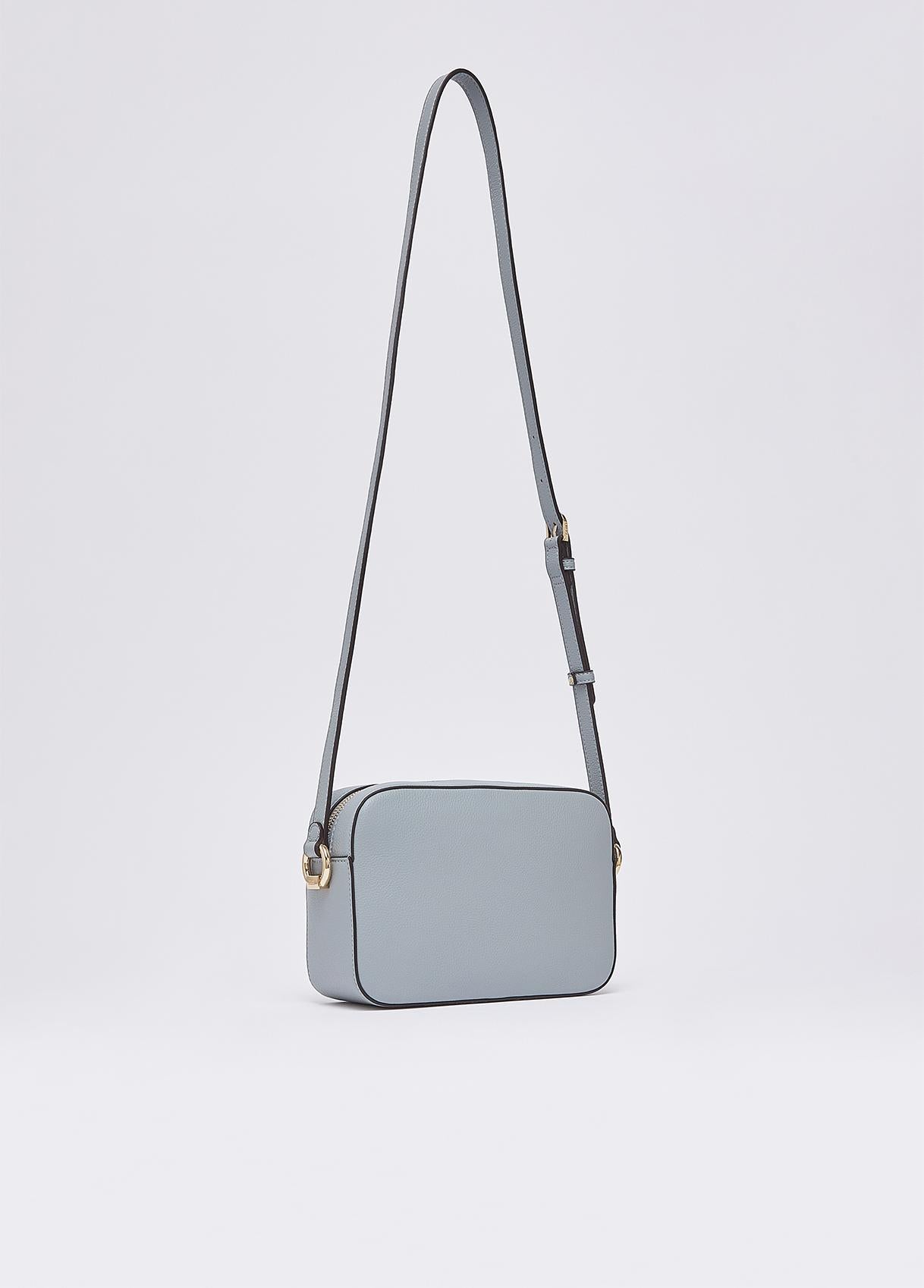 Borsa a tracolla Liu Jo compatta con logo frontale e chiusura zip Cloud TU | Giò Fashion