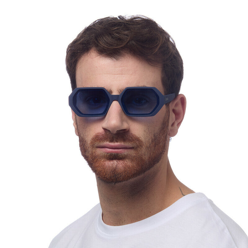 OKKIA Andrea Occhiali da Sole Unisex Esagonali con Lenti Sfumate e Protezione UV400