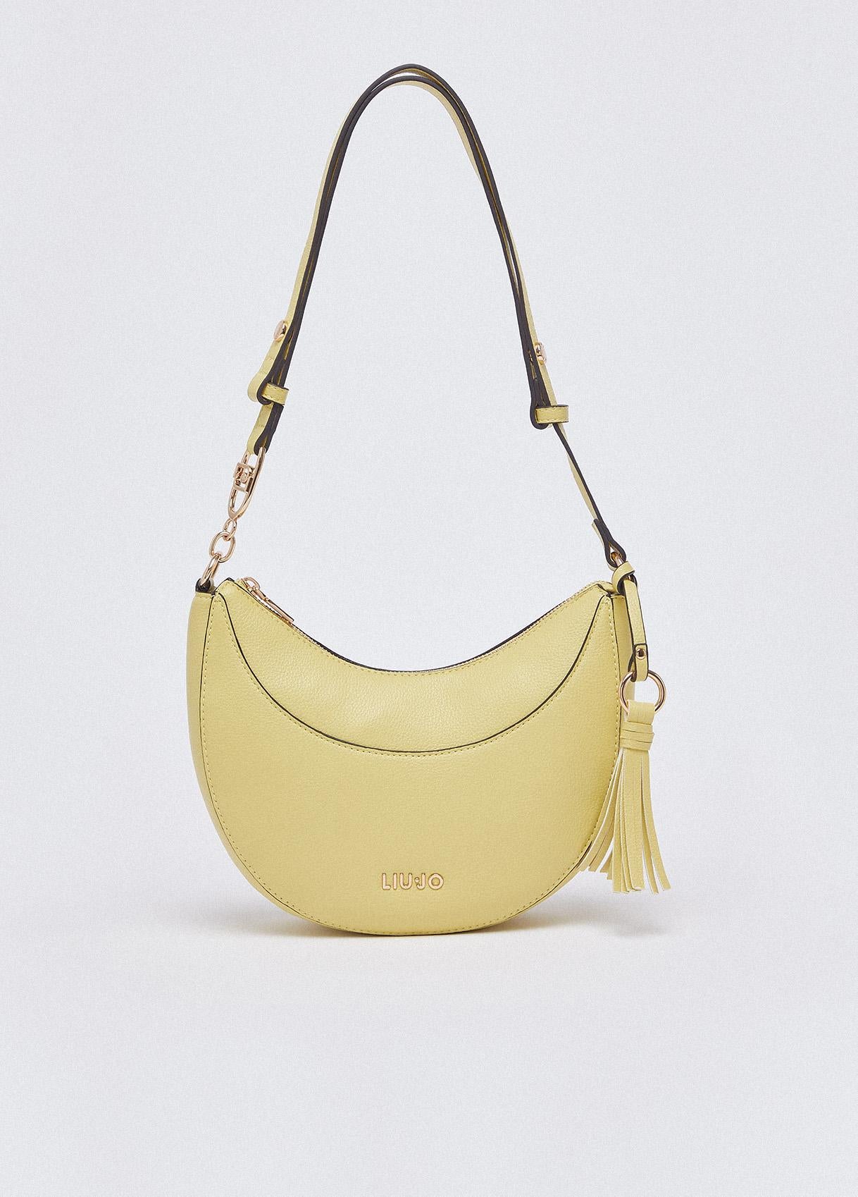 Borsa a Spalla Liu Jo con Nappina Decorativa e Tracolla Regolabile Avocado TU | Giò Fashion