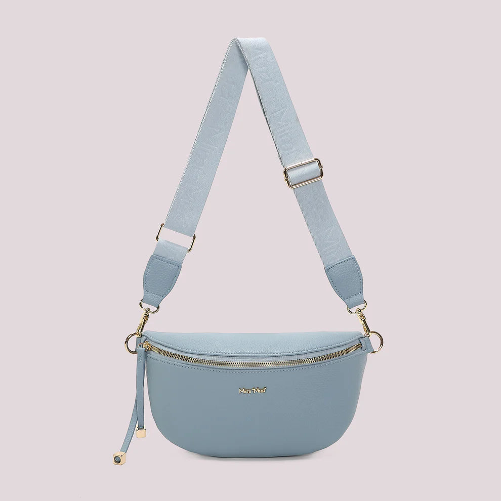 Mimi Mua marsupio elegante con tracolla larga regolabile e zip