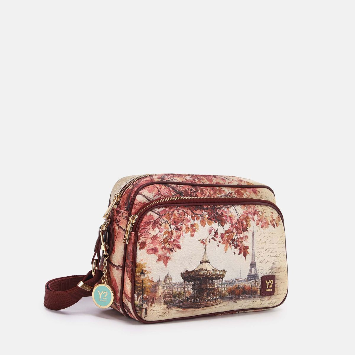 Ynot? Yes Bag Borsa Reporter Donna con Tracolla in Tessuto