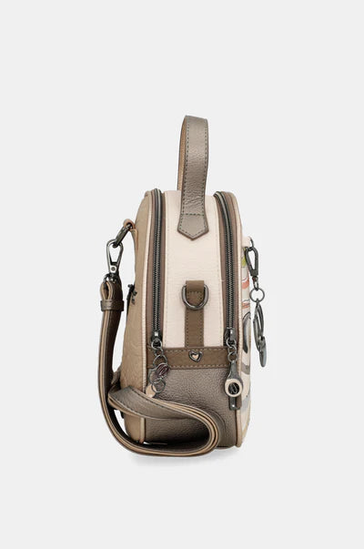 Borsa tracolla donna Anekke con manico superiore e zip Beige TU | Giò Fashion