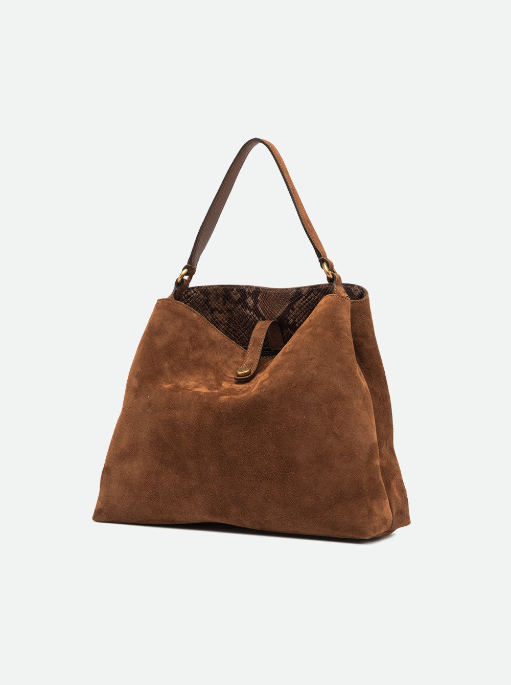 Borsa a Spalla Fiona in Pelle Scamosciata