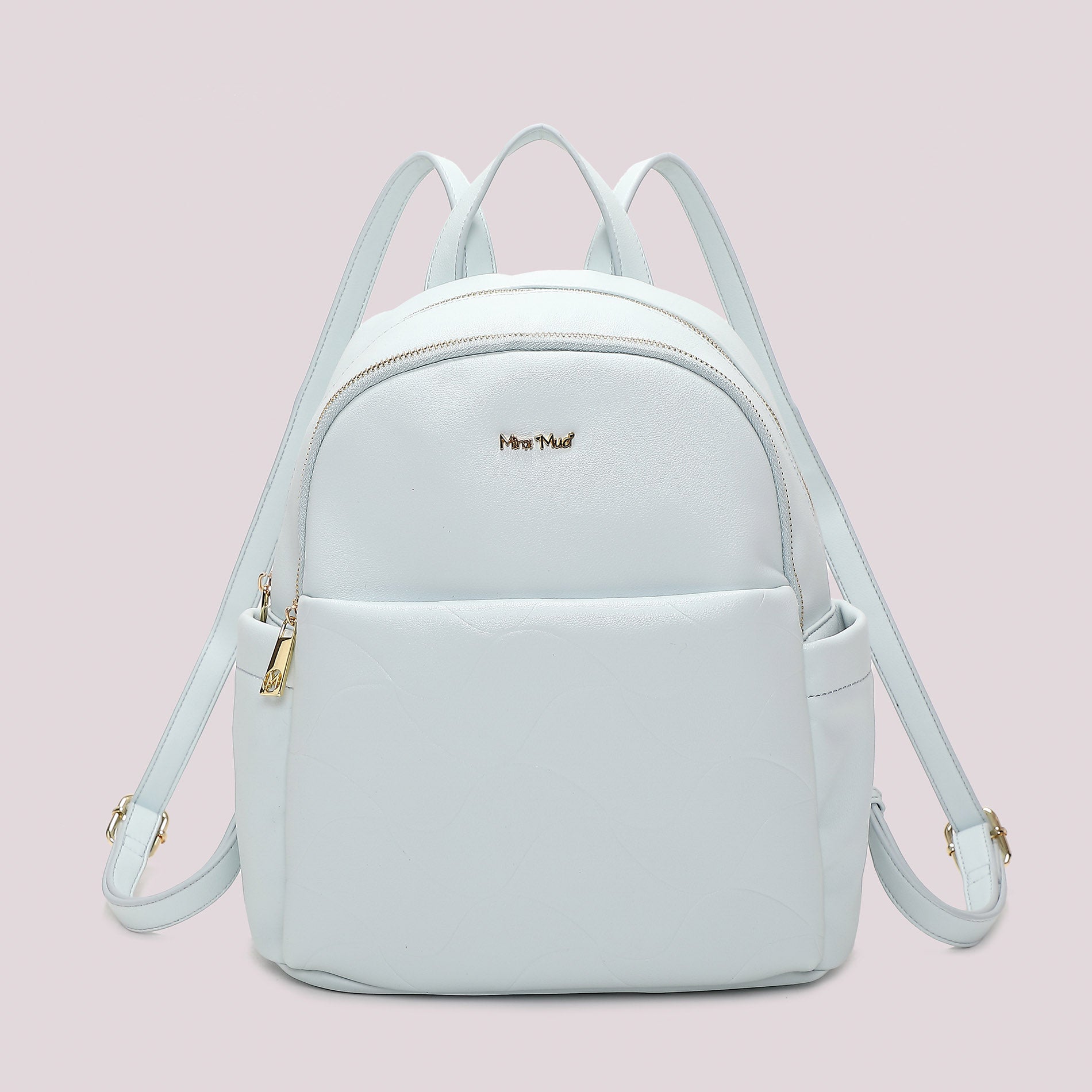 Zaino donna Mimi Mua compatto con motivo trapuntato e design moderno