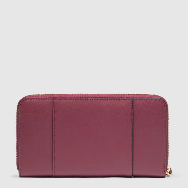 Portafoglio a quattro soffietti con zip Piquadro BORDEAUX TU | Giò Fashion