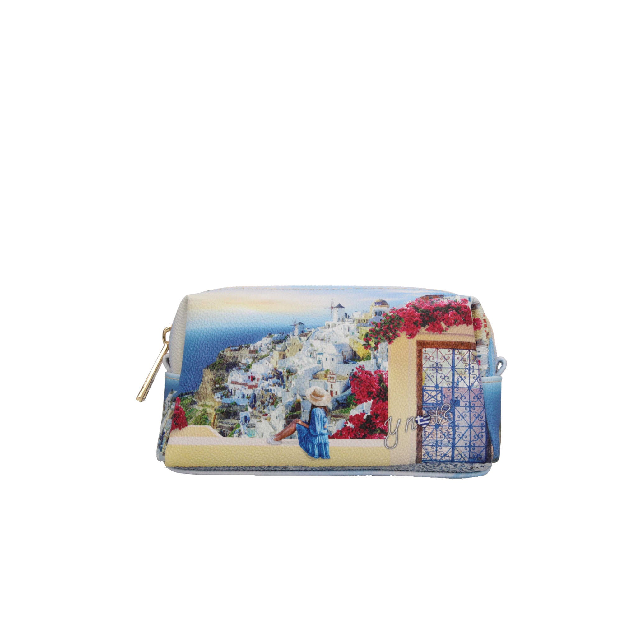 Beauty case YNot con stampa artistica e chiusura zip