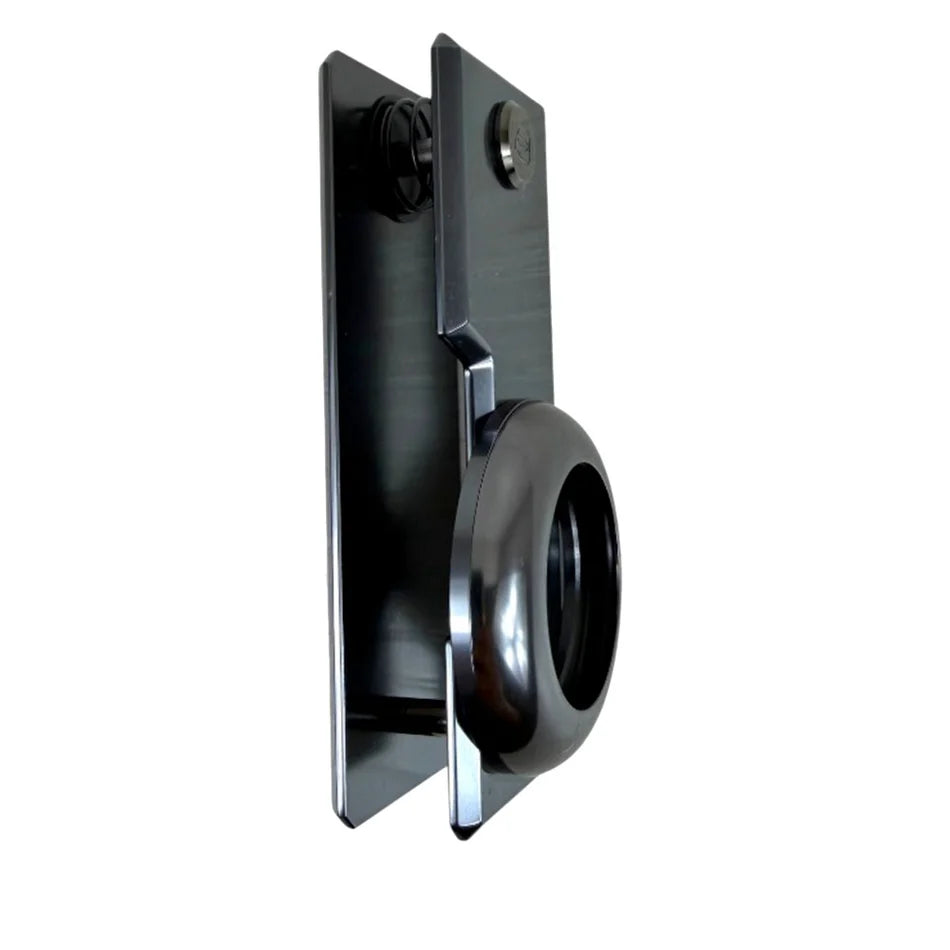 Piquadro Portachiavi Modulare Personalizzabile in Pelle e Alluminio Modus Nero con Porta AirTag e CONNEQU 4.0