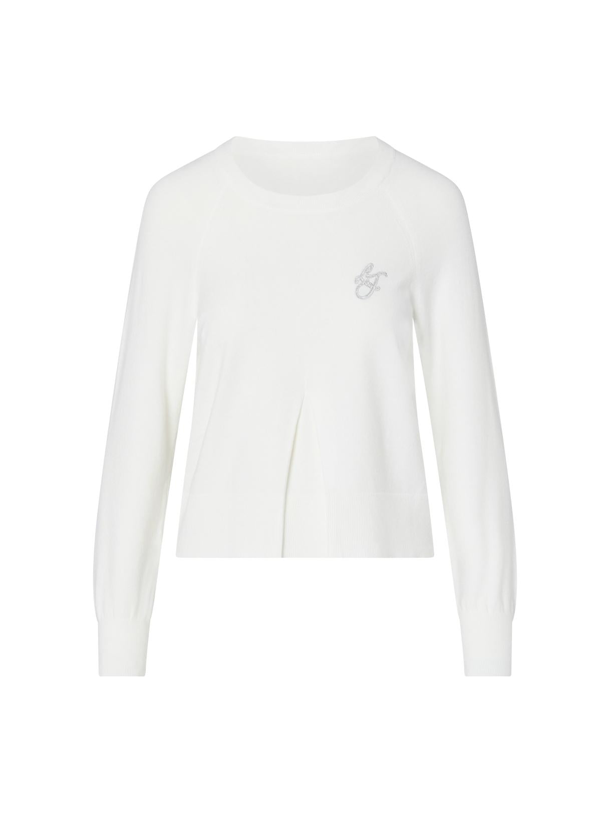 Liu Jo Maglia Donna Girocollo a Maniche Lunghe