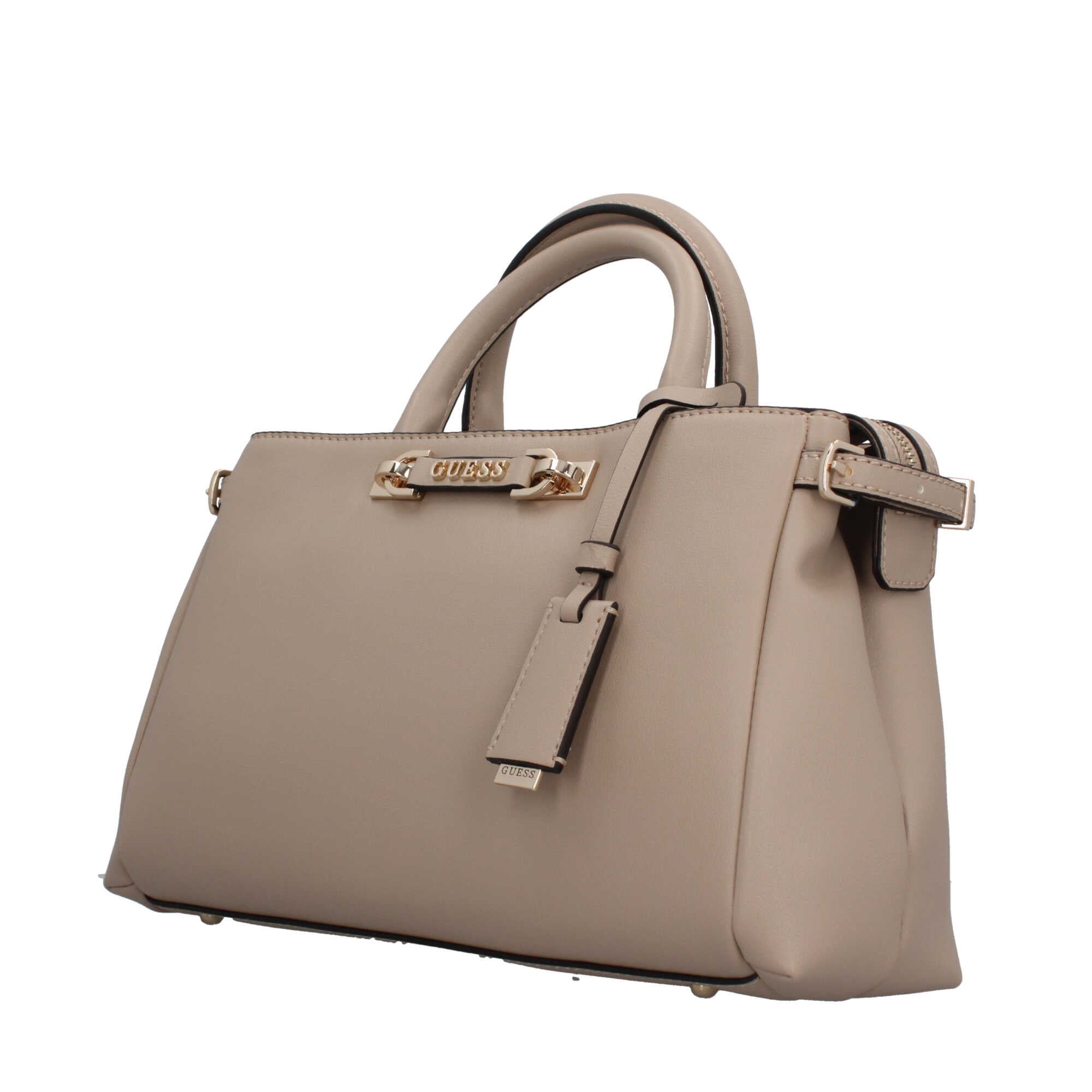 Borsa a mano elegante Guess con logo frontale Beige TU | Giò Fashion